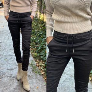 Bevy Flog Shely Jogger Pants | Brown/Burgandy | Size 26 Fit